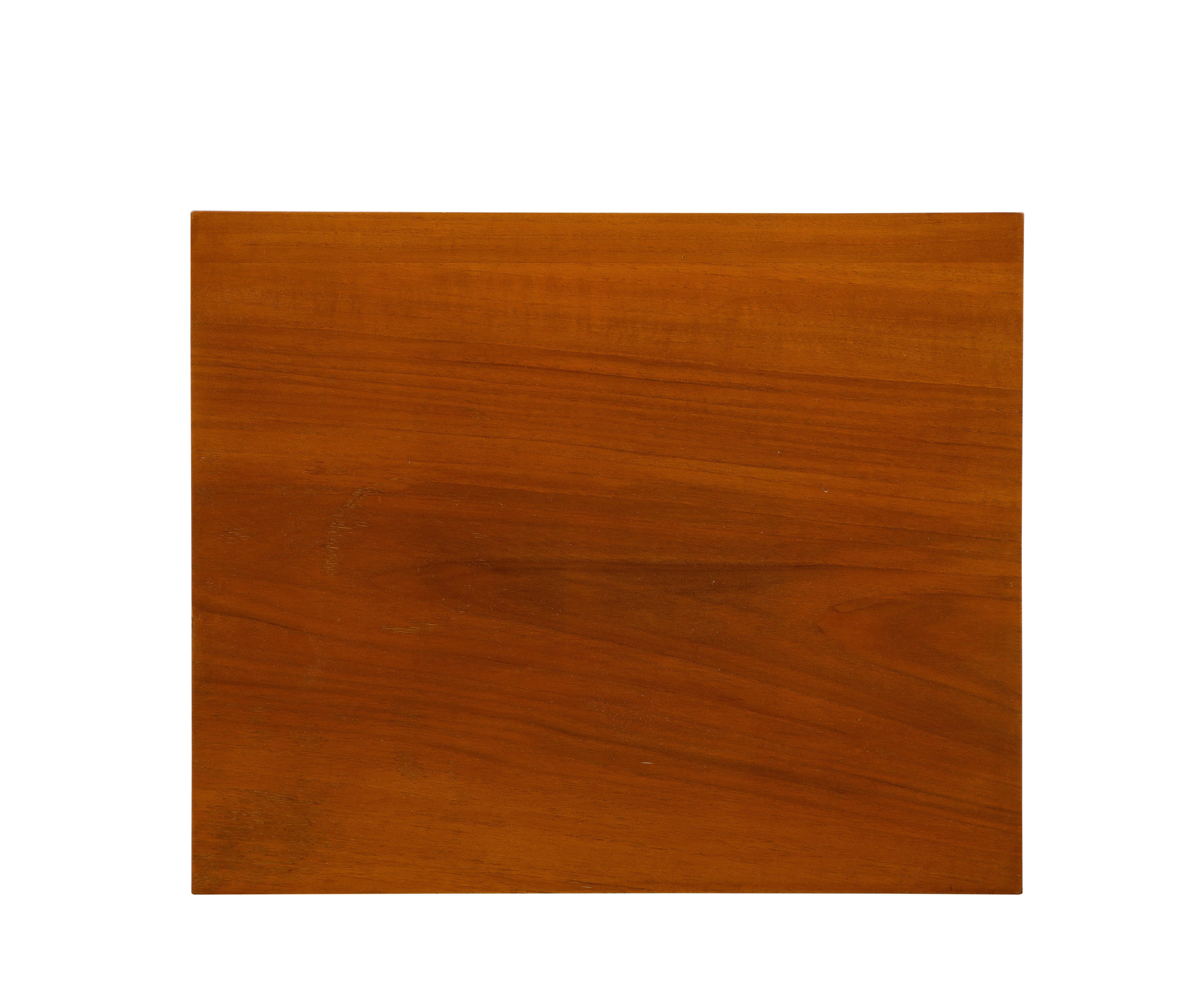 Walnut Side Table by T.H. Robsjohn-Gibbins, for Saridis 1