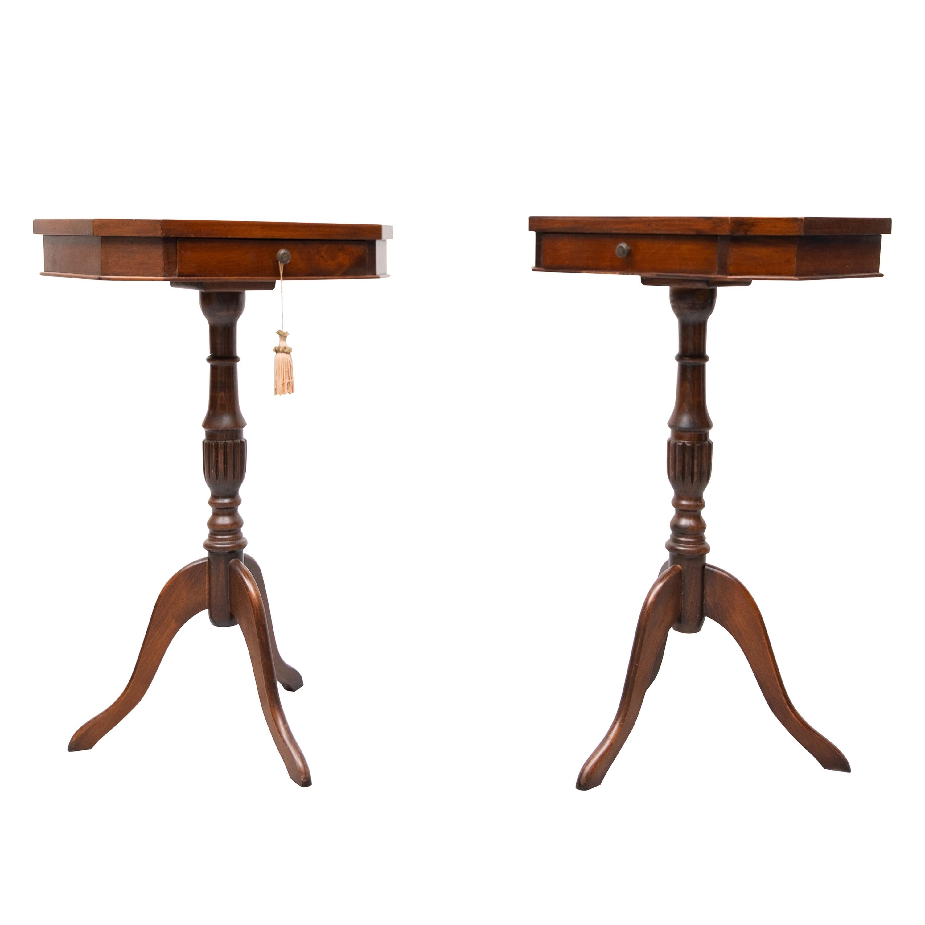 Walnut Side Tables England