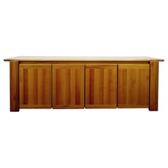 Walnut Sideboard by Afra & Tobia Scarpa, Italy, 1980s