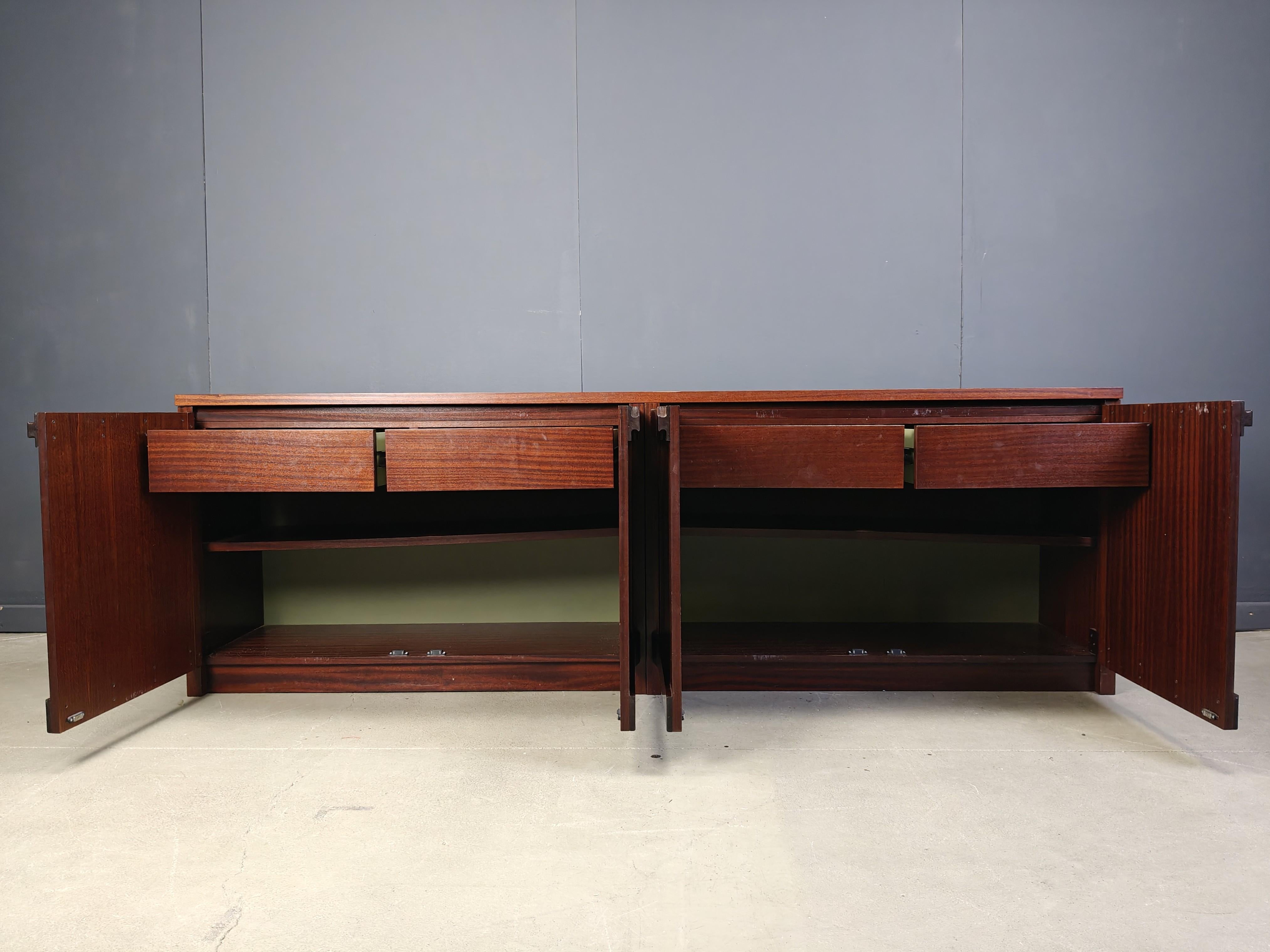 Mid-Century moderno Credenza in noce di Franz Xaver Sproll, anni '60 in vendita