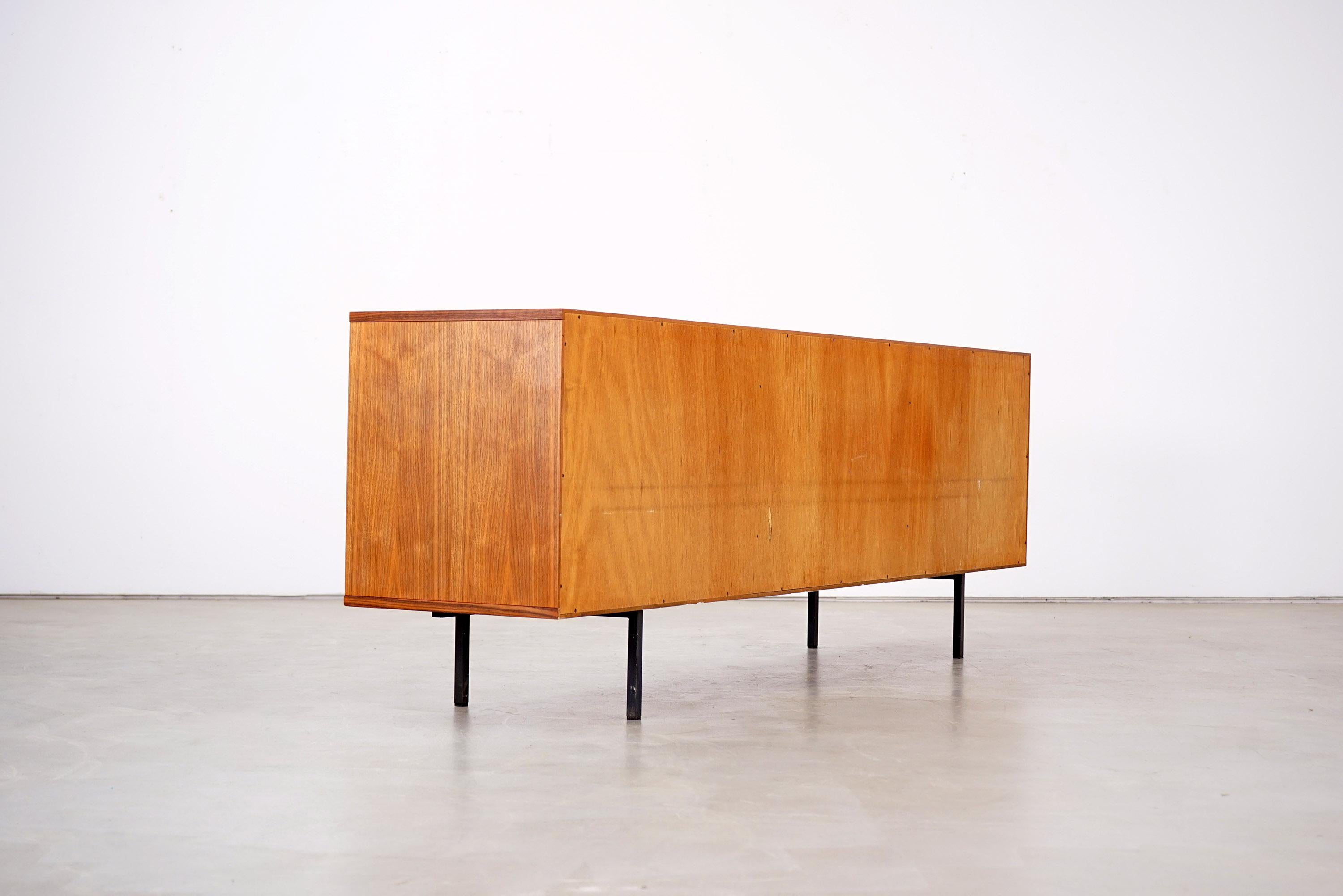 Walnut Sideboard by Helmut Magg, 1960s In Excellent Condition In Munster, NRW