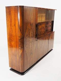 Walnut Sideboard by Jindřich Halabala for UP Závody, 1950s