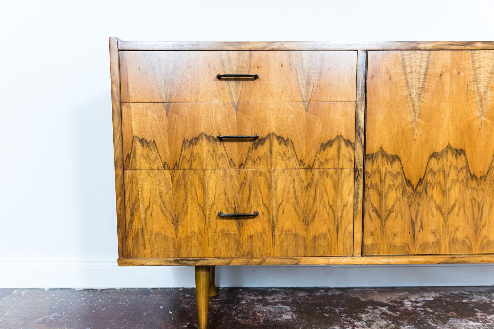 Walnut Sideboard by Marian Grabiński, 1960s 7