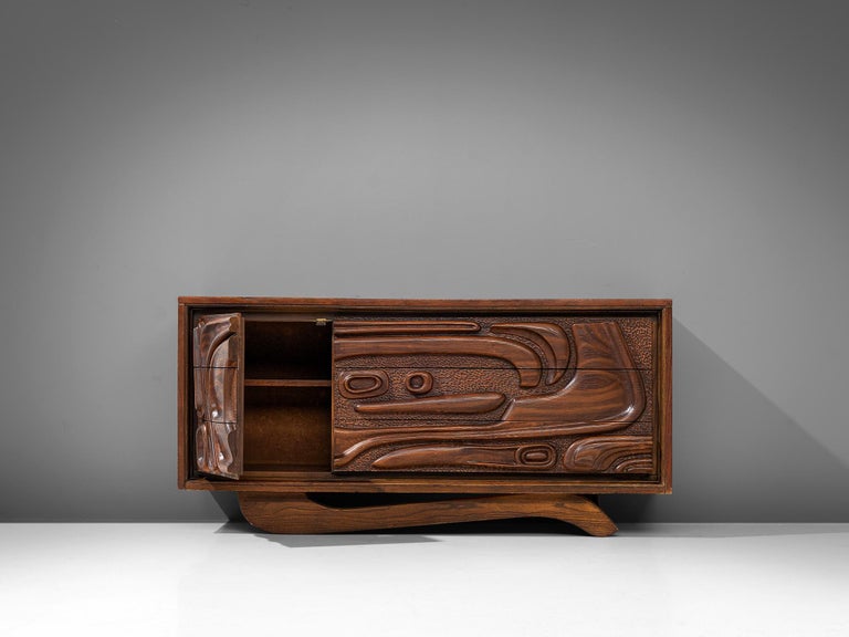 Walnut Sideboard by Pulaski Furniture Corporation, 1960s For Sale at