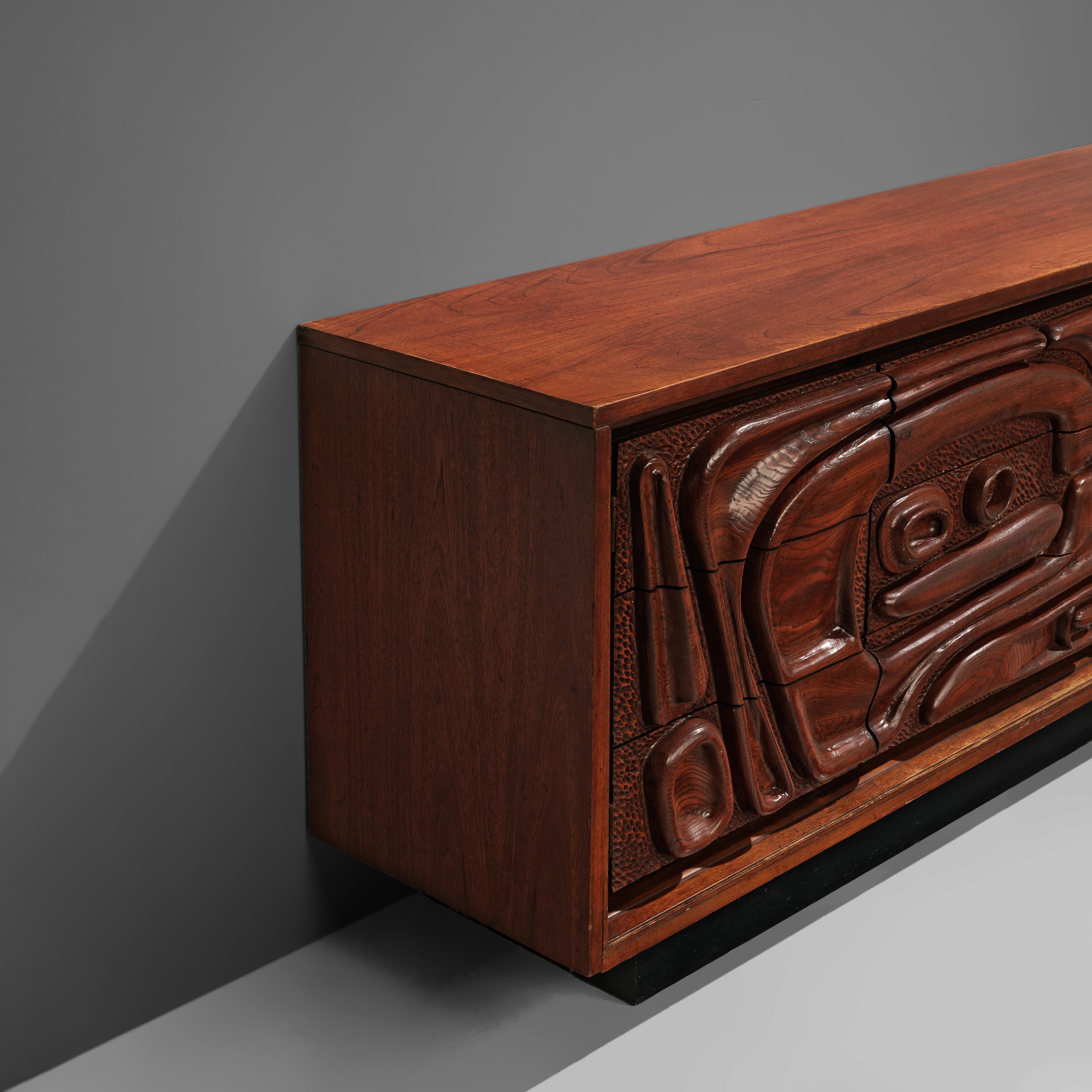 American Walnut Sideboard by Pulaski Furniture Corporation