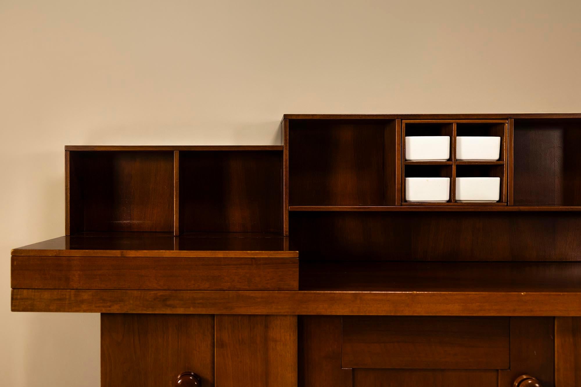 Walnut Sideboard by Silvio Coppola for Bernini, Italy 1964 im Angebot 6