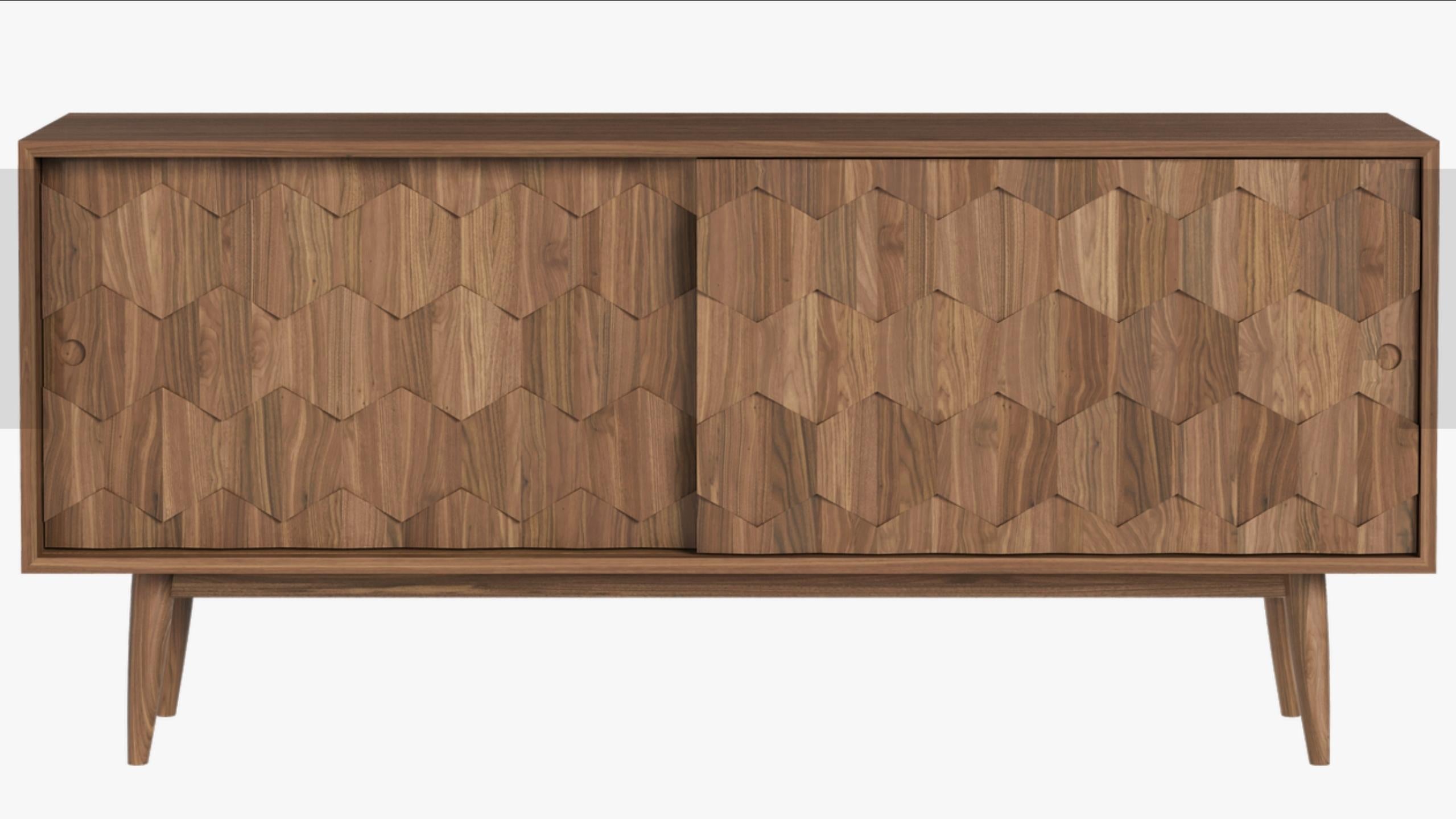 Walnut Sideboard Cabinet For Sale 1