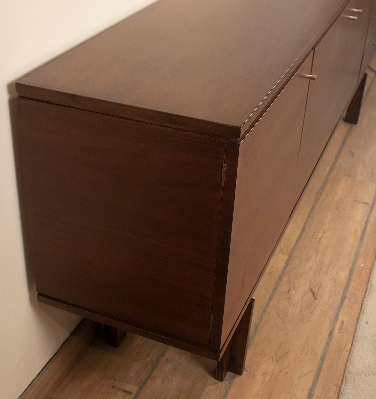 Walnut sideboard designed by Jordi Vilanova, 1960´s. For Sale 3