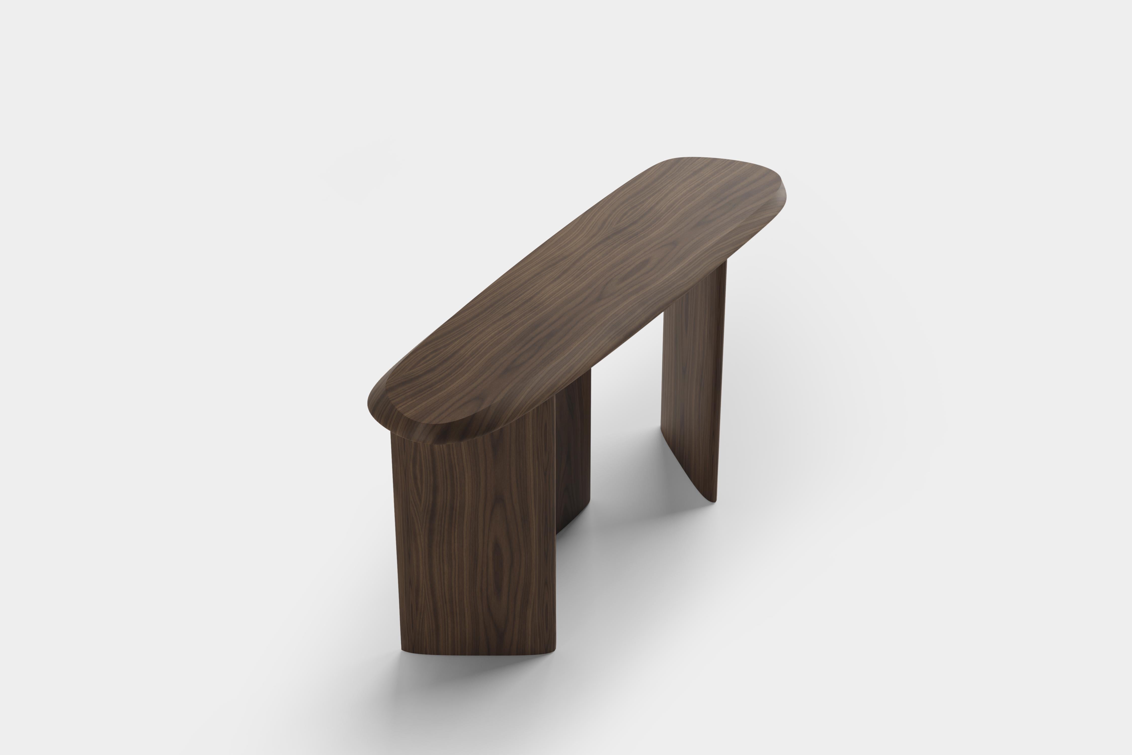 Duna Sideboard in Solid Walnut Wood, Console Table by Joel Escalona (Mexikanisch) im Angebot