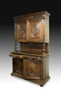 Walnut Sideboard, France, 19th Century
