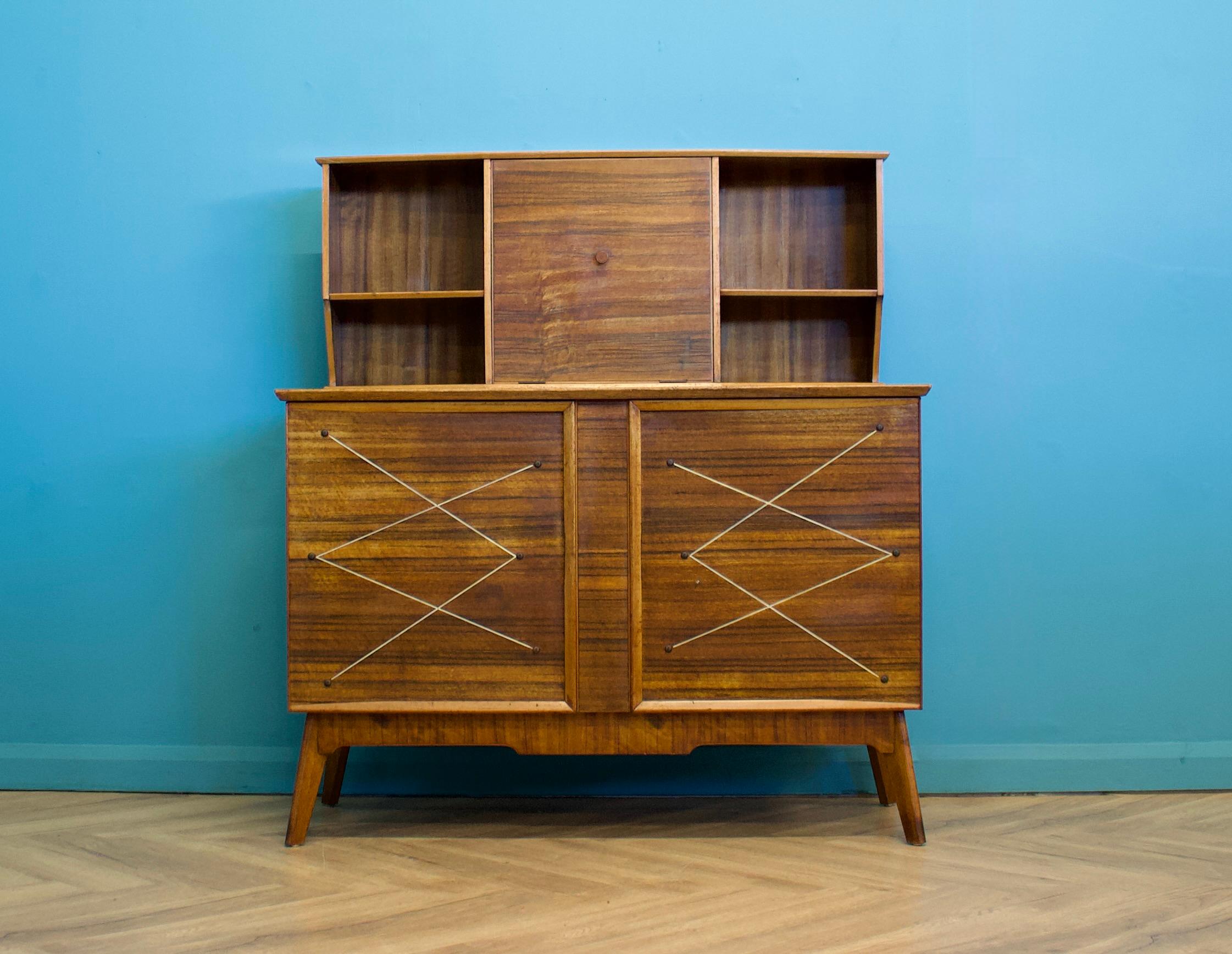 Walnut Sideboard or Drinks Cabinet from Alfred Cox, 1950s For Sale 2