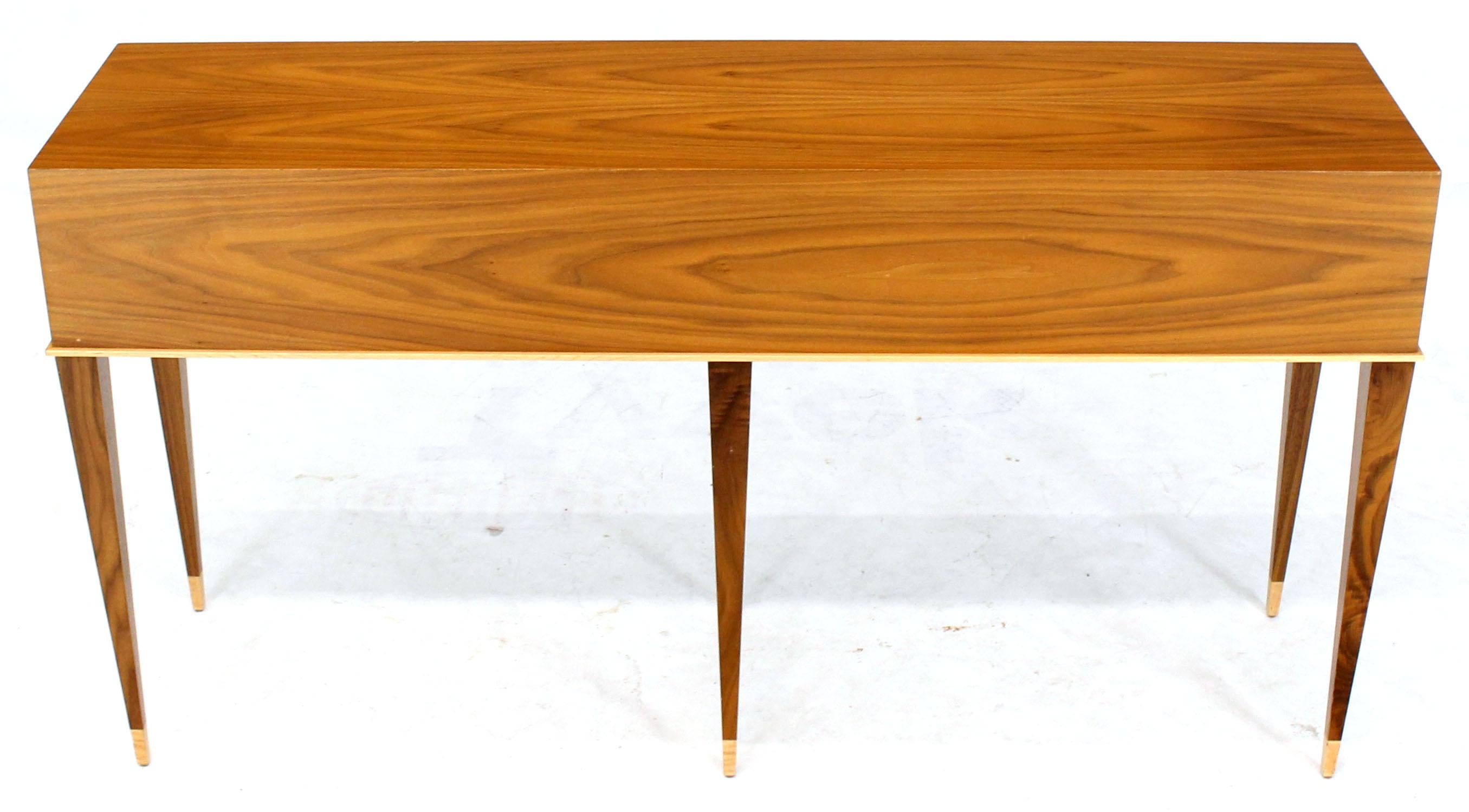 tapered leg console table