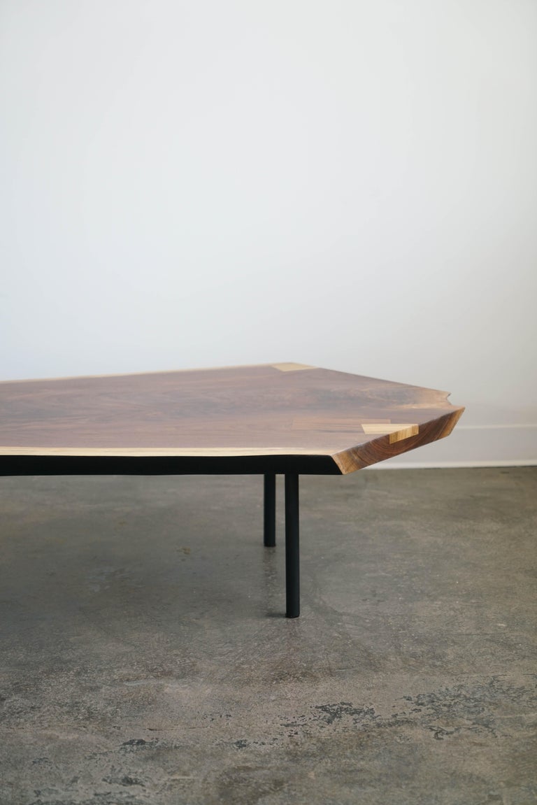 Walnut Slab Coffee Table by Last 2011 For Sale at 1stDibs