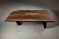 Walnut Slab Japandi Coffee Table by Eero Moss - EM105