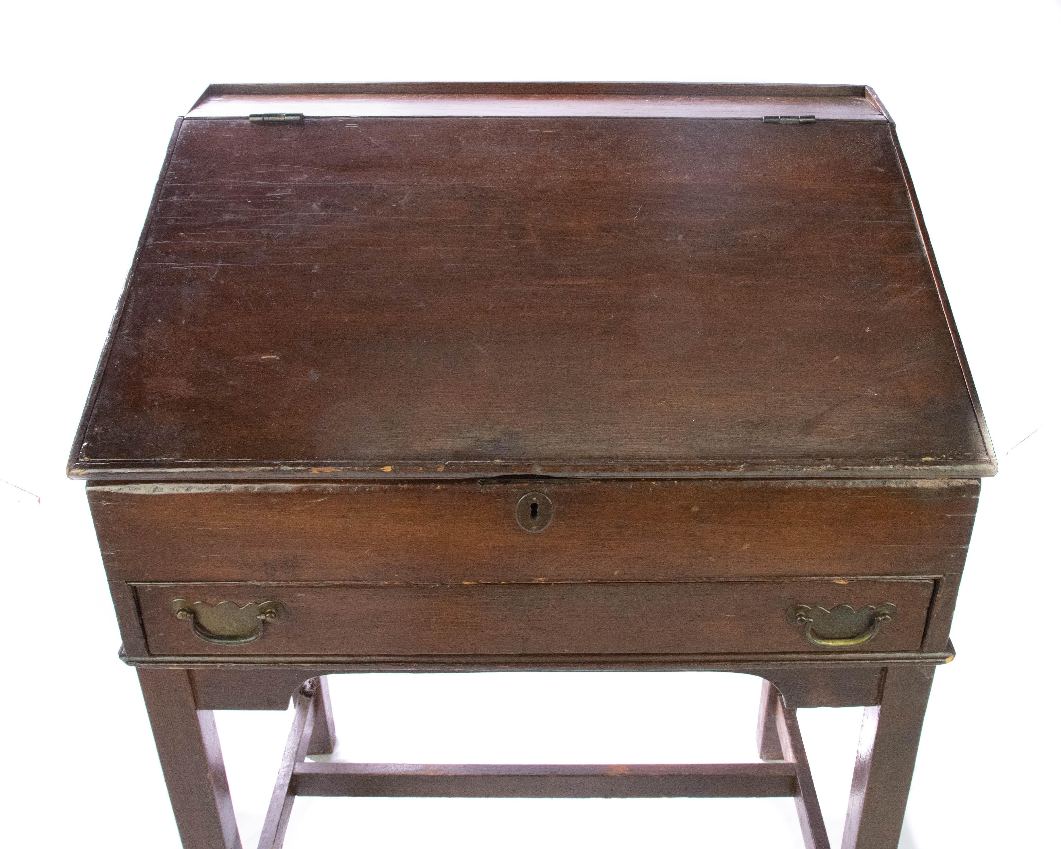 slanted writing desk