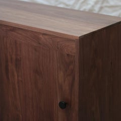Walnut Sliding Door Cabinet
