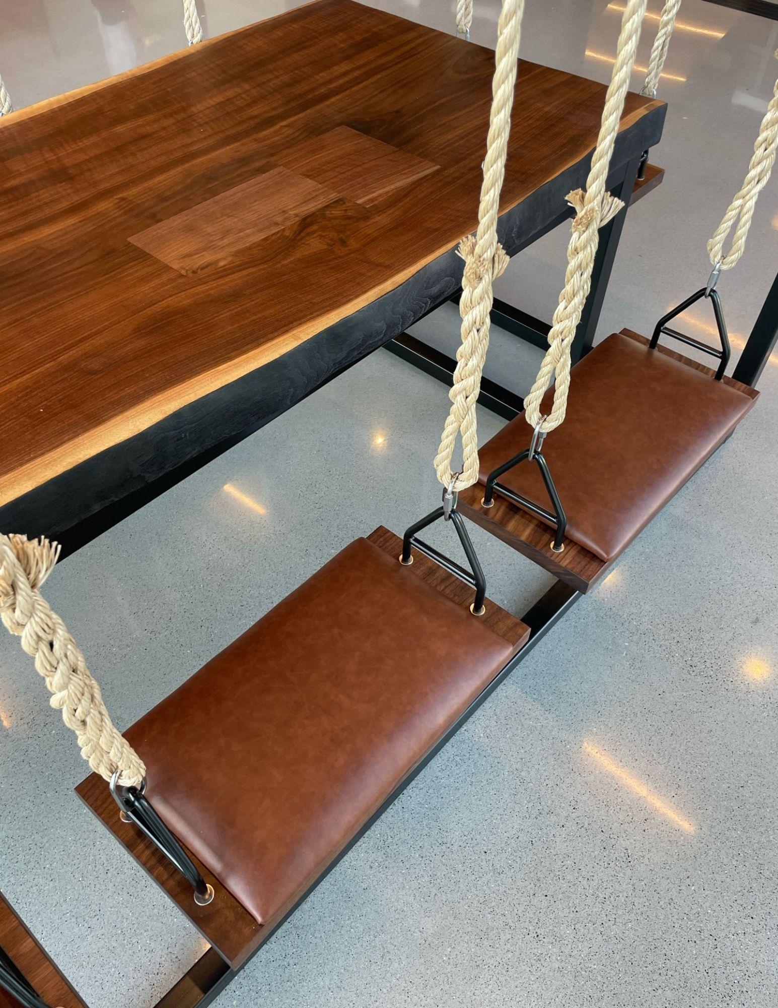 8 seater swing table