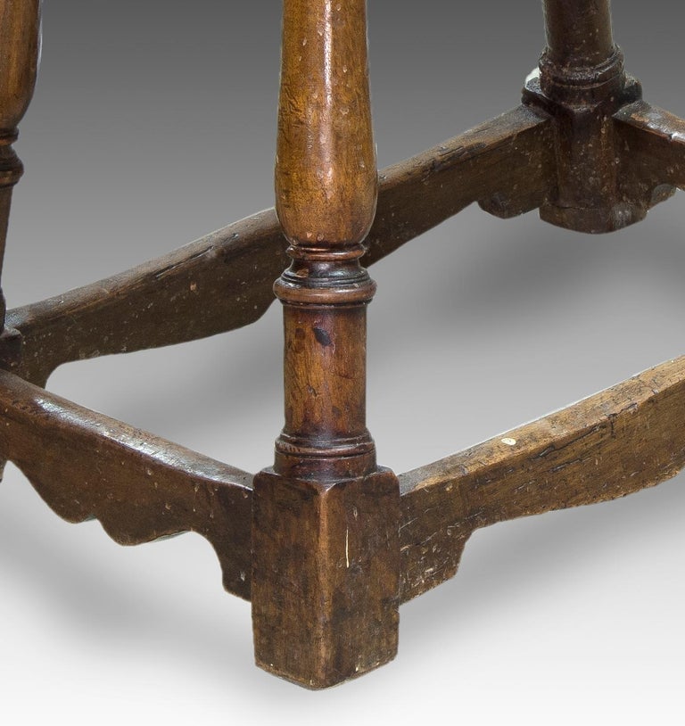 Walnut Small Bench or Stool, Spain, 18th Century For Sale at 1stDibs