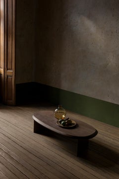 Duna Rectangular Coffee Table in Solid Walnut Wood Coffee Table by Joel Escalona