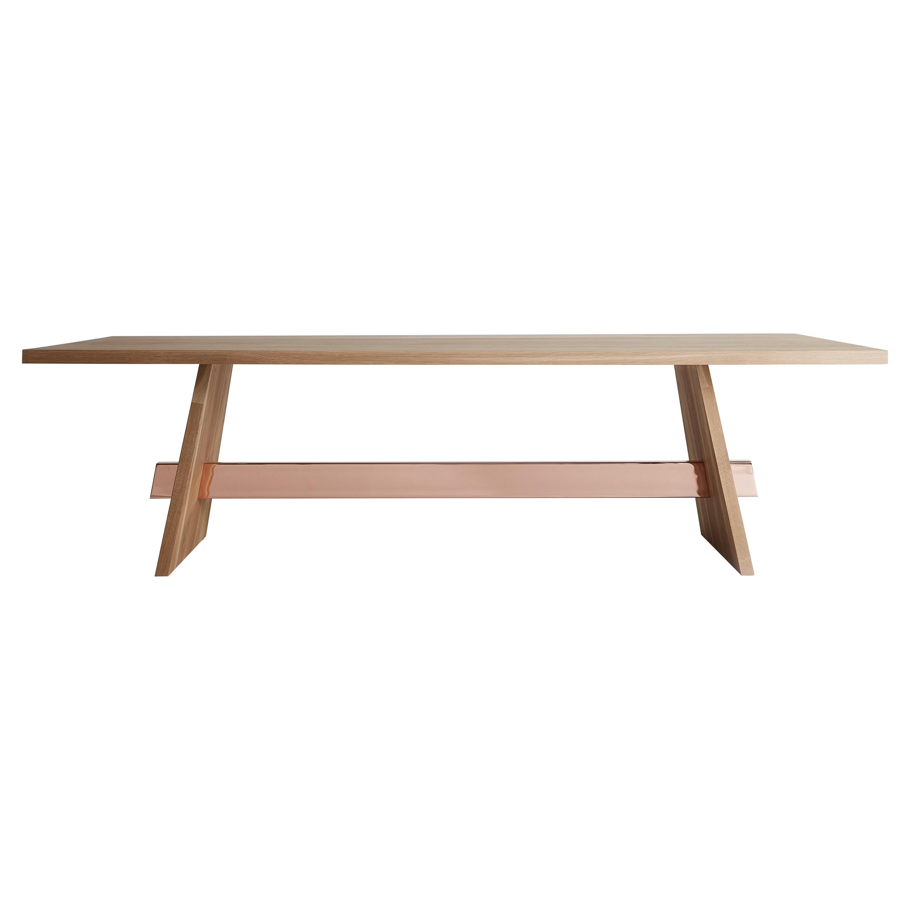 Walnut Small Isthmus Dining Table by Hollis & Morris