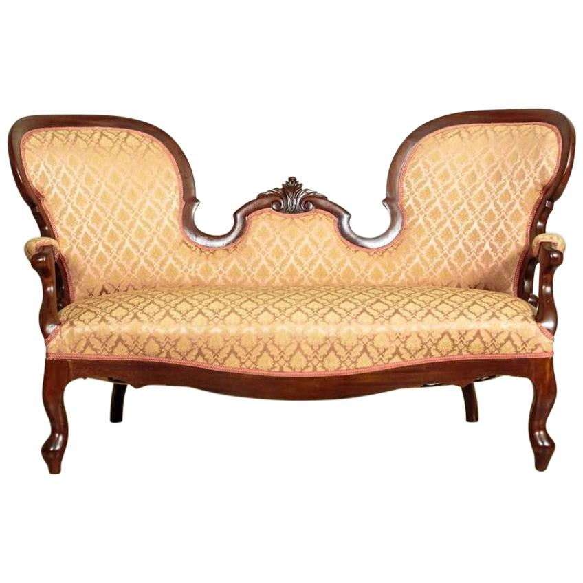 Walnut Sofa, circa 1880
