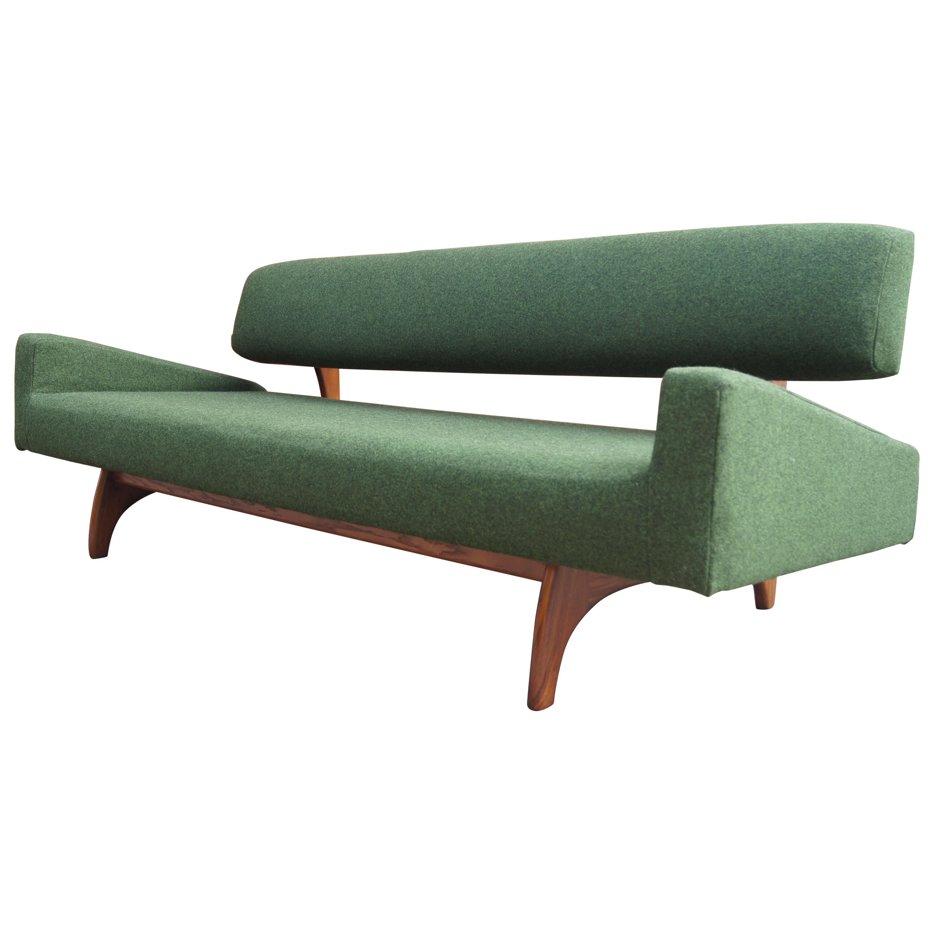Walnut Sofa, Model 829-S, by Adrian Pearsall for Craft Associates