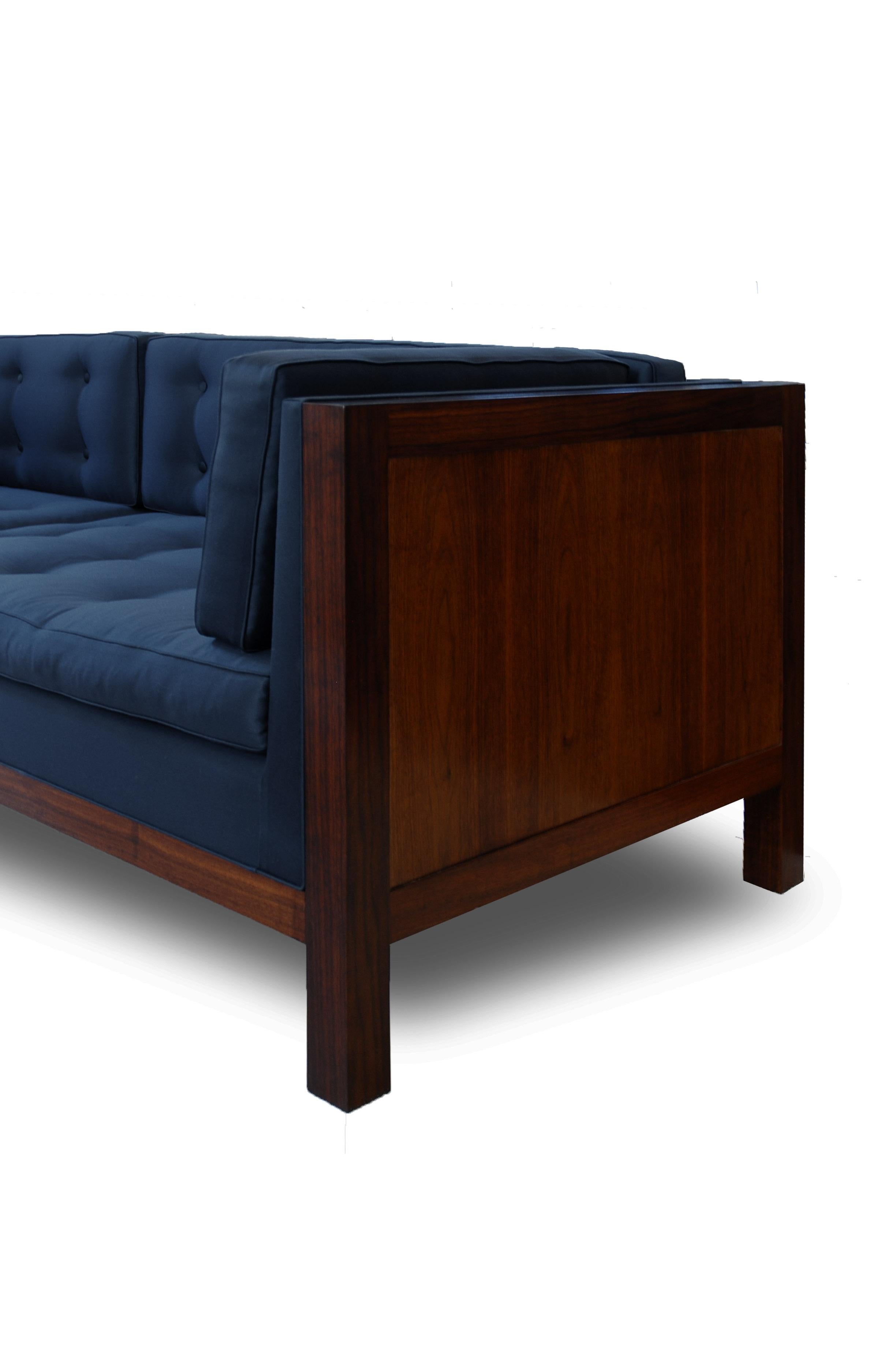 American Walnut Sofa, Vica Designed by Annabelle Selldorf