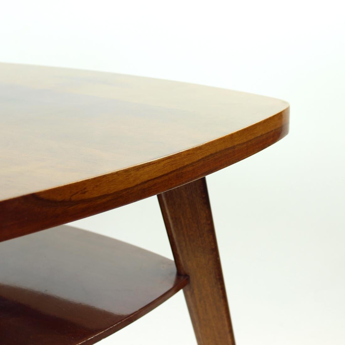 Walnut Spider Coffee Table by Mier, 1960s For Sale 2