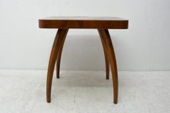 Walnut Spider Table H-259 by Jindrich Halabala, 1950s, Czechoslovakia