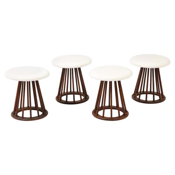 Arthur Umanoff Walnut Spindle Stools, USA 1960's For Sale at 1stDibs ...