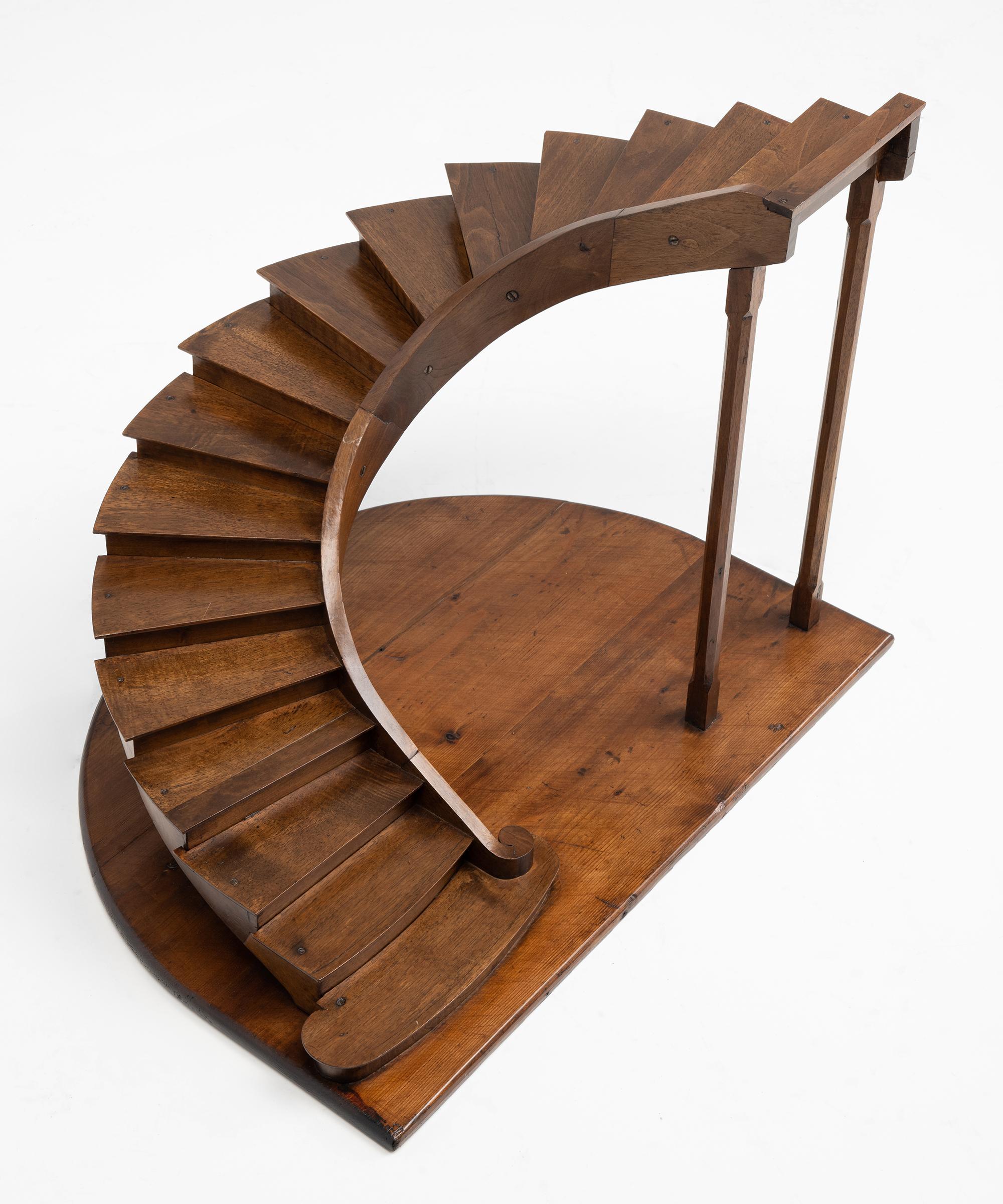 walnut staircase design