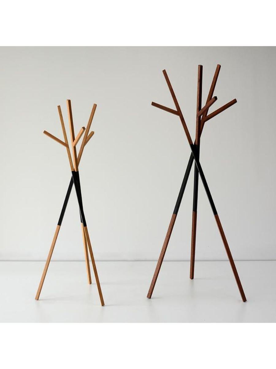 Modern Walnut Standard Bellwoods Clothes Rack by Hollis & Morris