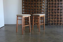Walnut Stools by Kipp Stewart for Glenn of California