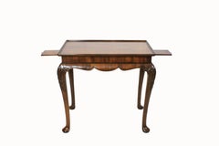 Walnut Chippendale Style Tea Table