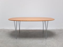 Walnut 'Superellipse' Table by Piet Hein & Bruno Mathsson for Fritz Hansen, 1967