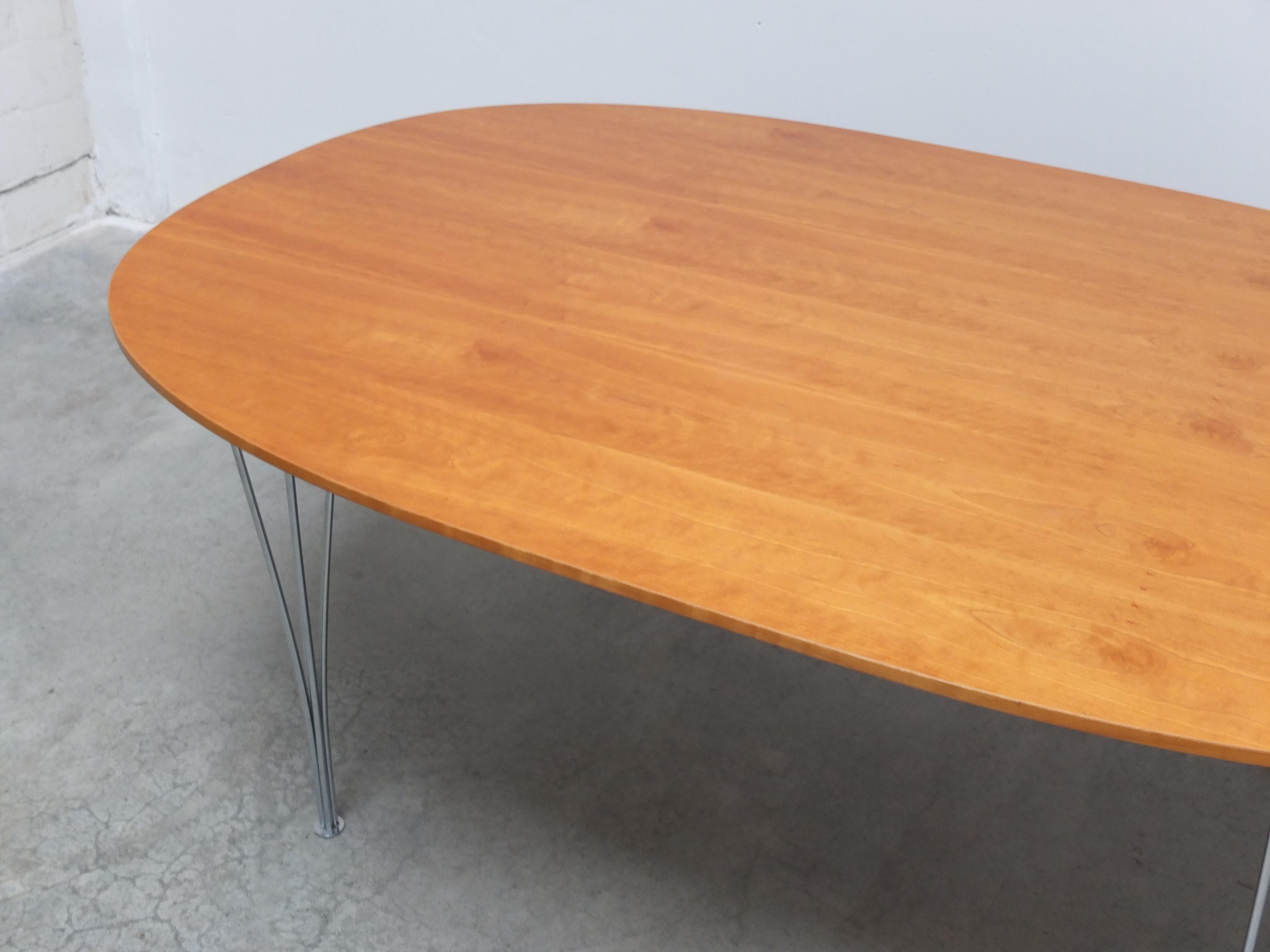 20th Century Walnut 'Superellipse' Table by Piet Hein & Bruno Mathsson for Fritz Hansen, 1967 For Sale