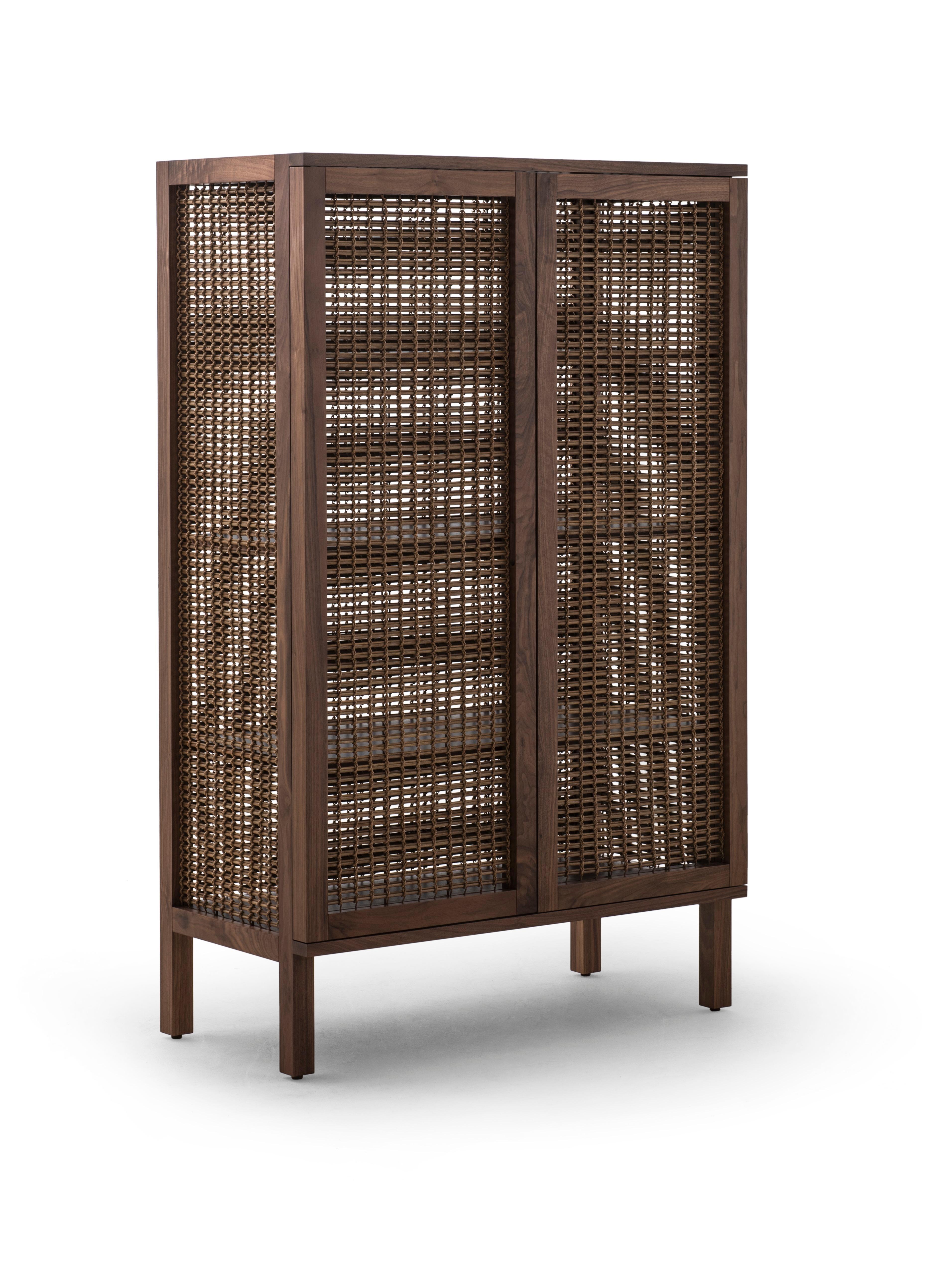 Philippine Walnut Suzy Wong Cabinet by Kenneth Cobonpue For Sale