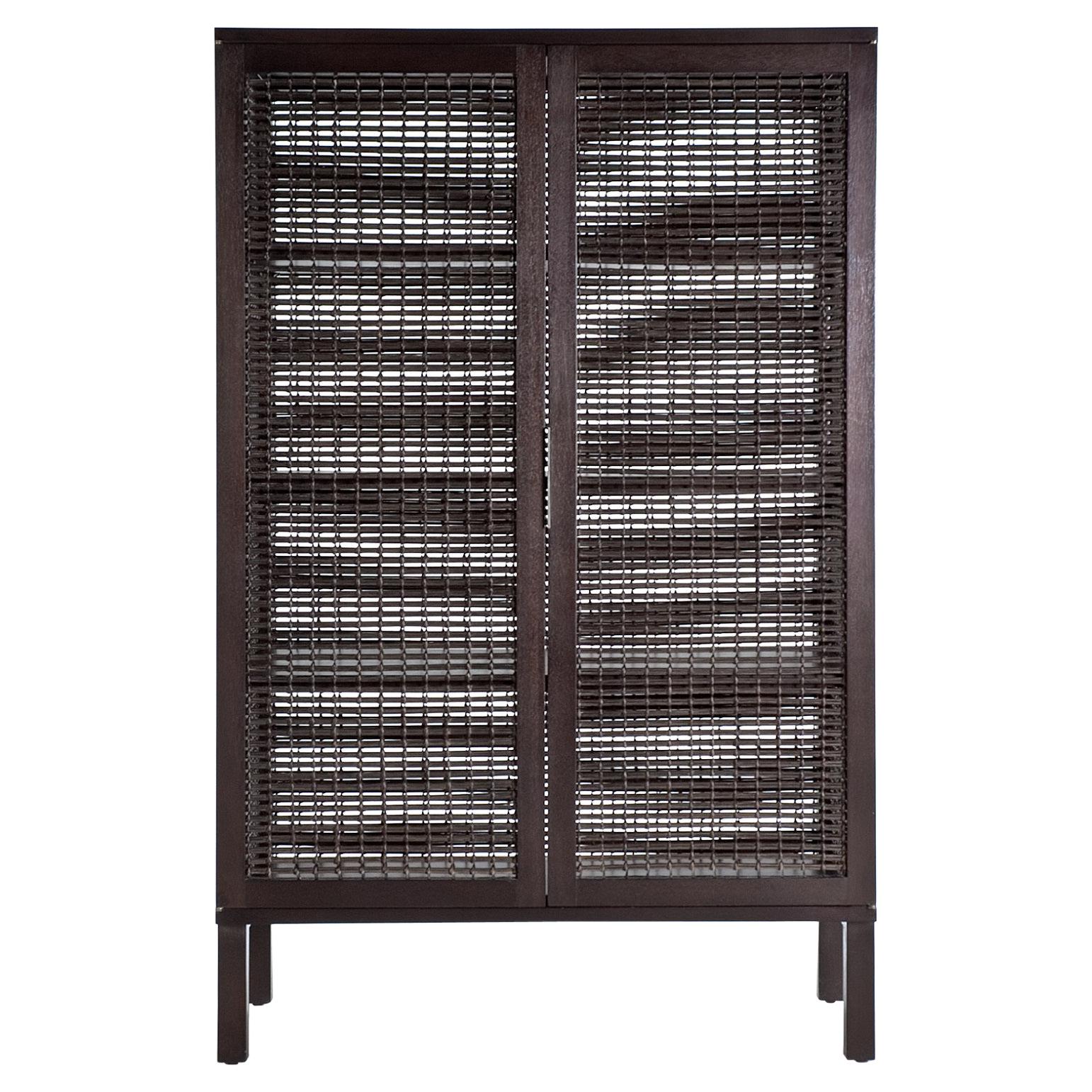 Walnut Suzy Wong Cabinet by Kenneth Cobonpue For Sale