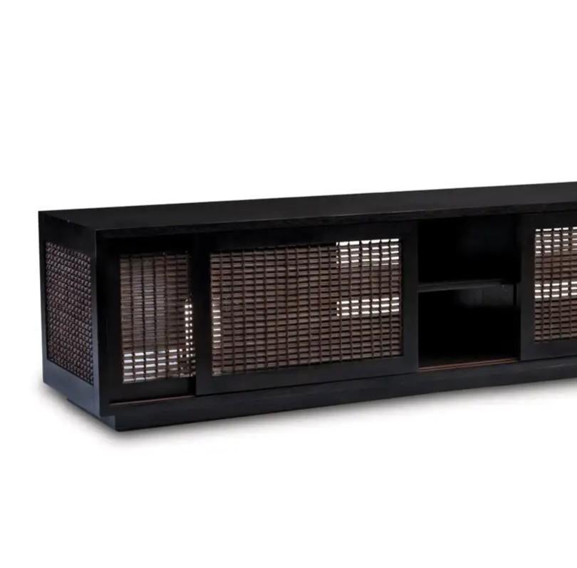 Philippine Walnut Suzy Wong Entretainment Console by Kenneth Cobonpue For Sale
