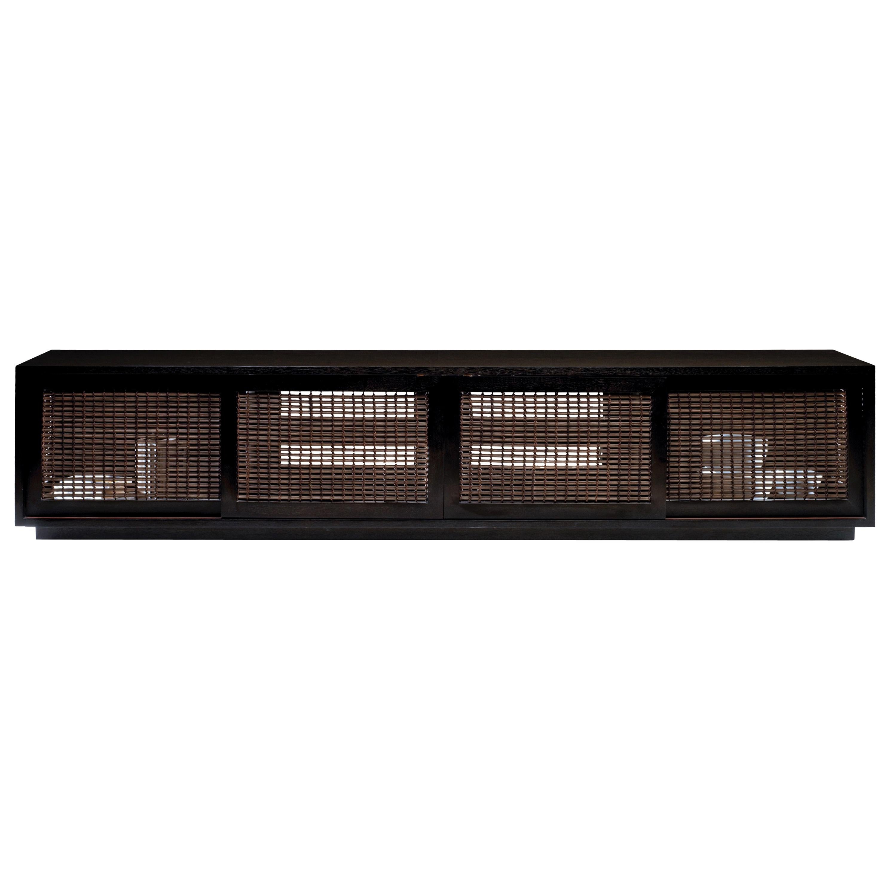 Walnut Suzy Wong Entretainment Console by Kenneth Cobonpue For Sale
