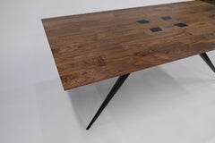 Walnuss Tisch Fase Edge Industrial Design