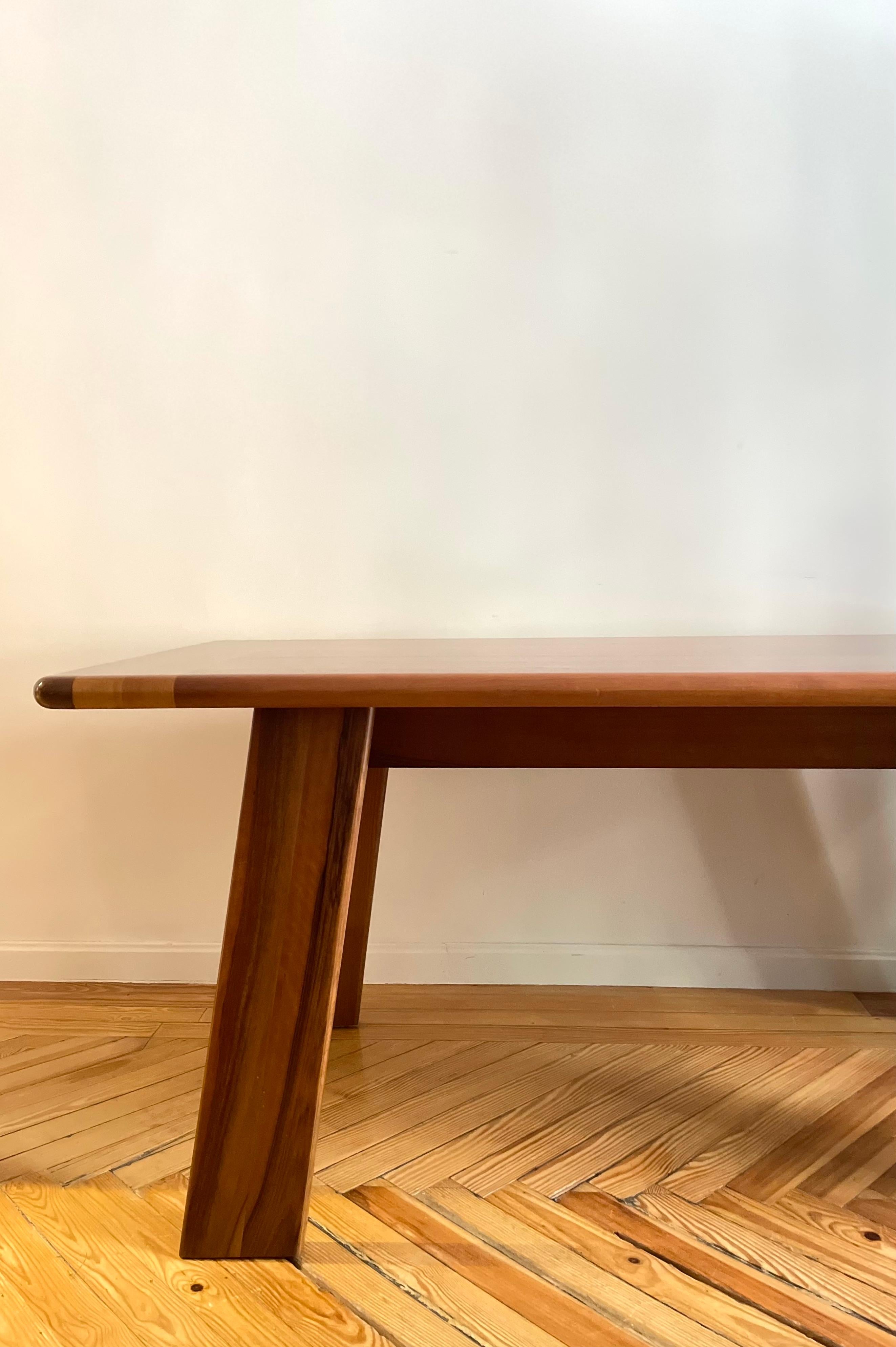 Table en noyer de Mario Marenco Bon état - En vente à MADRID, ES