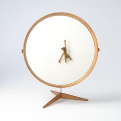 Walnut Table Mirror by Uno and Osten Kristiansson for Luxus
