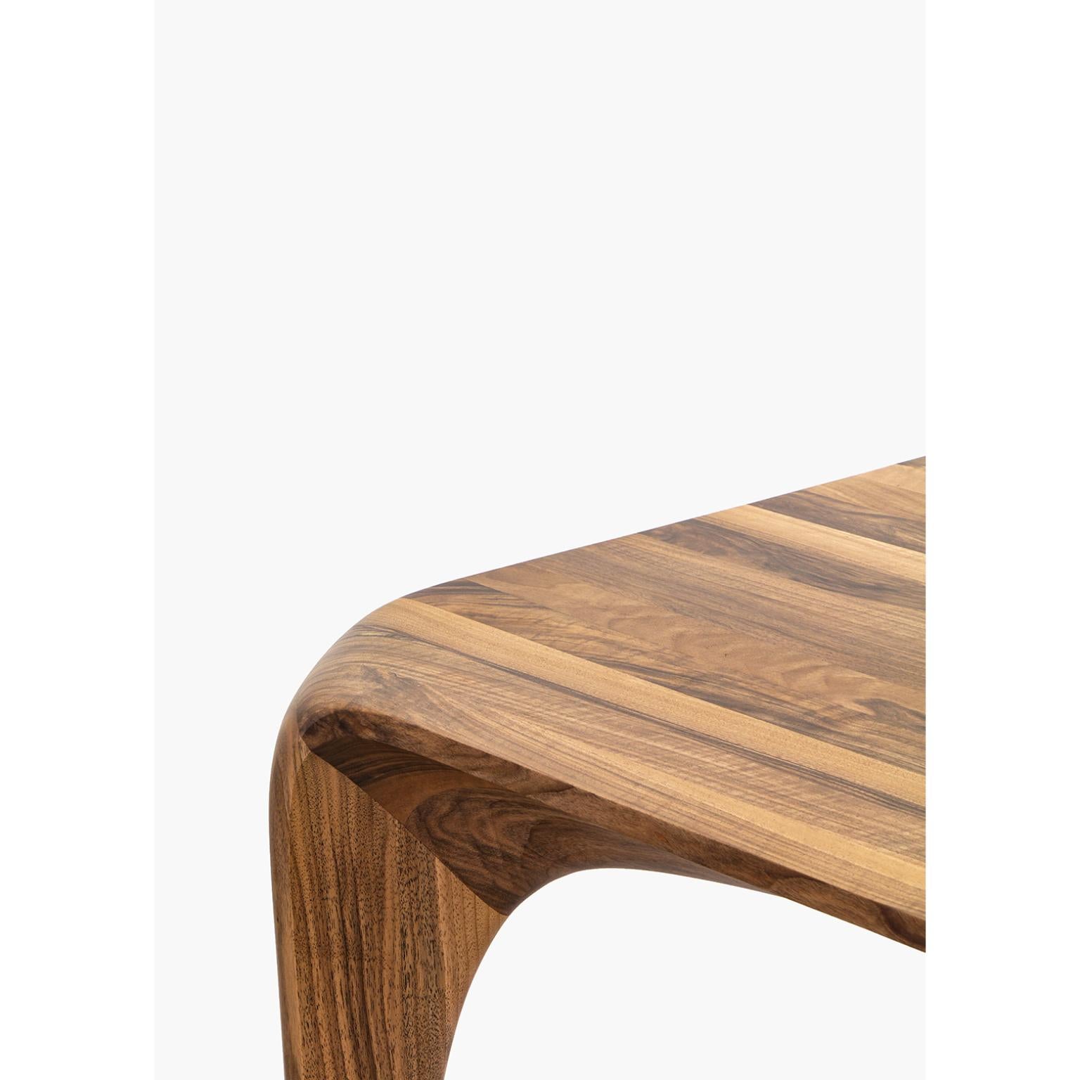 Tischspline aus Nussbaumholz Handgefertigt von Maxime Goléo (Sonstiges) im Angebot
