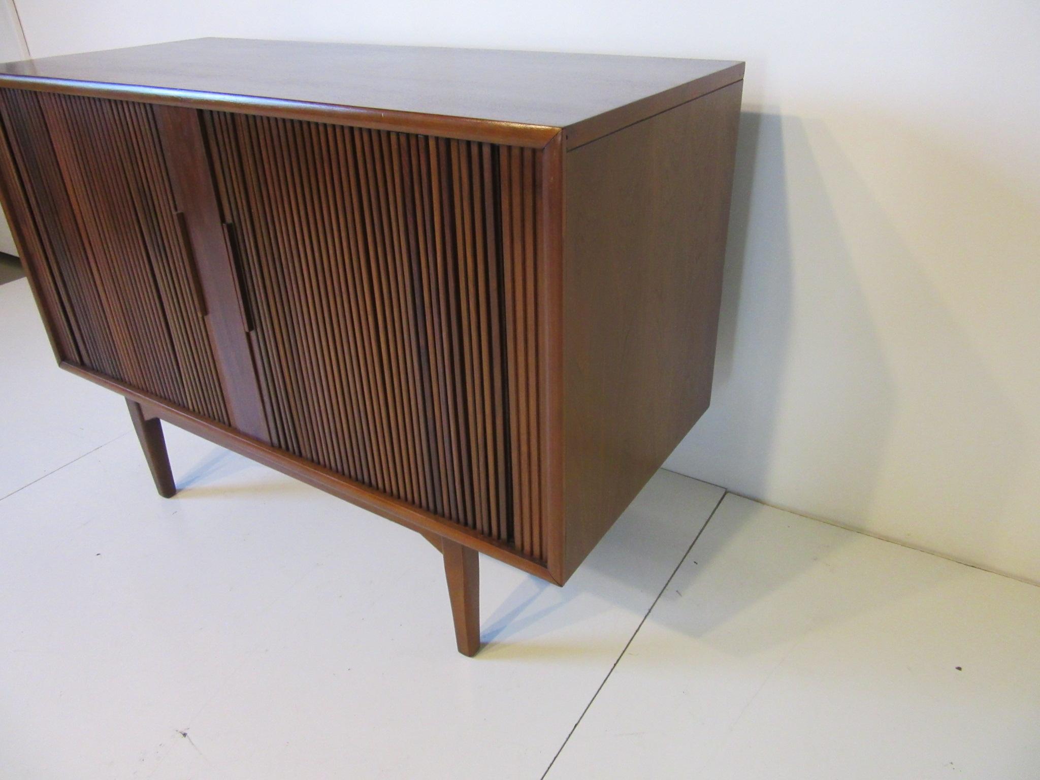 stereo cabinet with glass doors