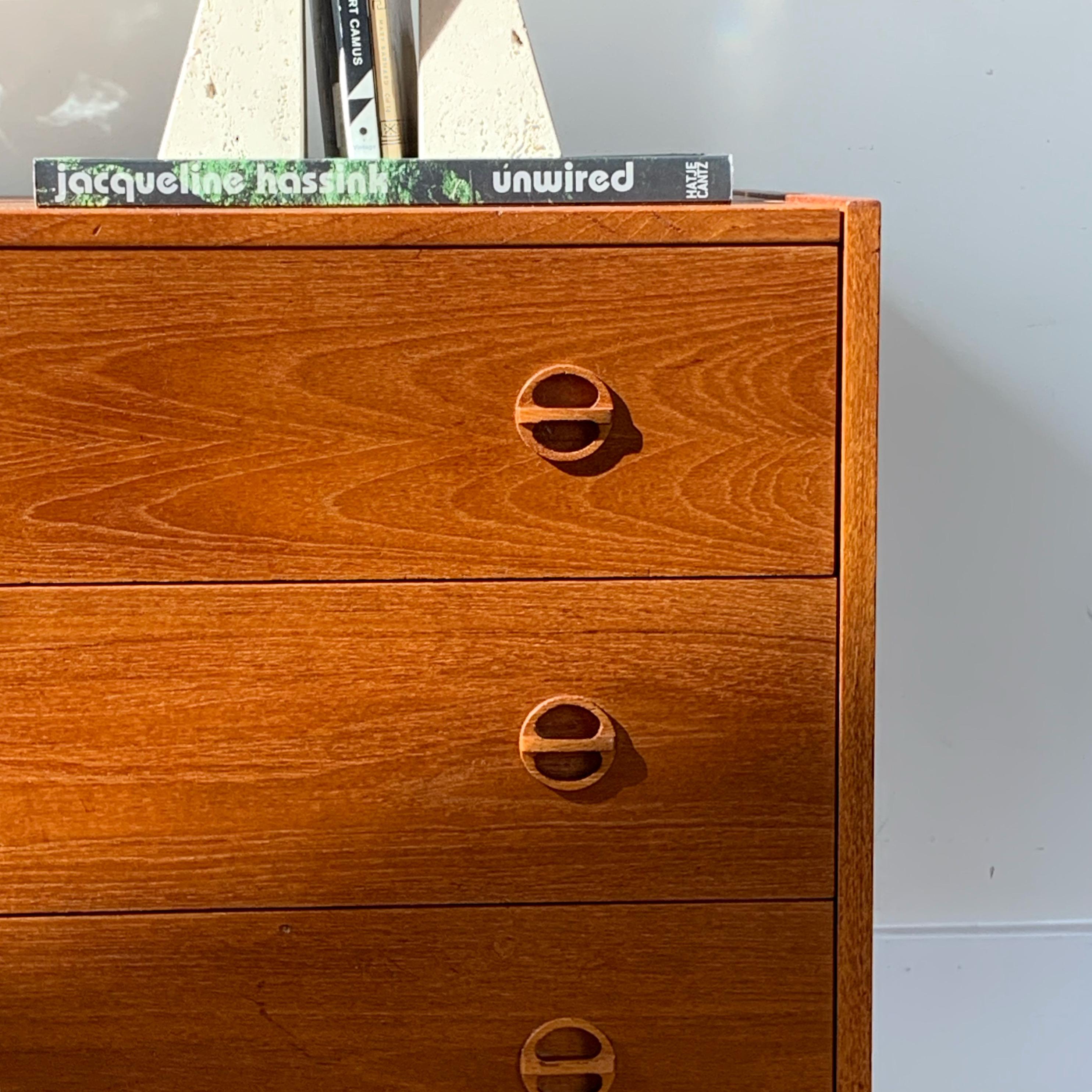 Mid-Century Modern Walnut Teak Danish Mid Century Style Dresser