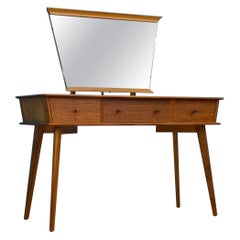 Walnut & Teak Dressing Table from Crown Furniture, 1960s