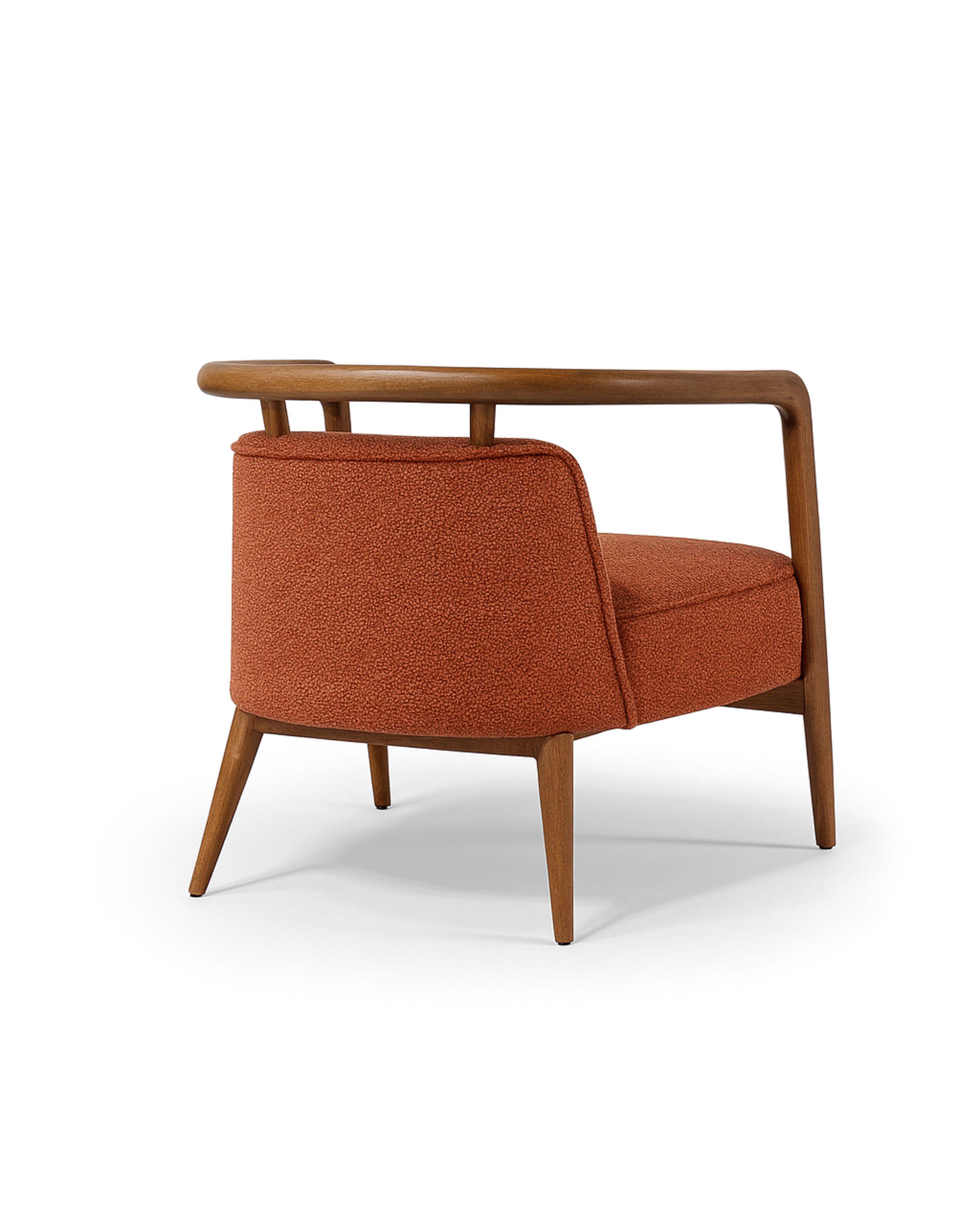 Nogal, Marrón Terracota Sillón Moderno Essex Portugués en venta