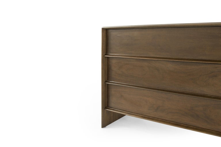 Walnut Thin Line Chest Of Drawers By T H Robsjohn Gibbings For