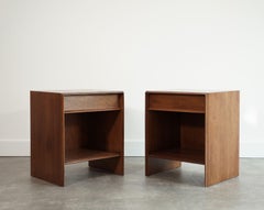Tables de chevet Thin Line en noyer par H. H. Robsjohn-Gibbings, vers les années 1950